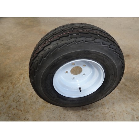 New 20.5X8.0-10 Deestone Trailer Tire 10 ply rated on 5 Hole Wheel with 4.5" bolt circle