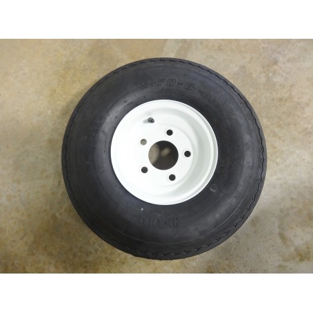 New 5.70-8 Hi-Run SU02 Trailer Tire 8 ply rated on 5 Hole Wheel